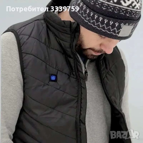 Електрически отопляем елек за зимния период с USB захранване - Unisex, снимка 7 - Елеци - 52017973