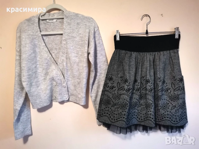 Сет пола и жилетка плетиво