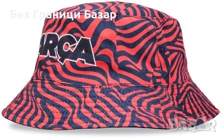 Нова Официална Barcelona шапка двулицева памук 60 см унисекс с емблема Барселона за фенове, снимка 5 - Шапки - 54129272