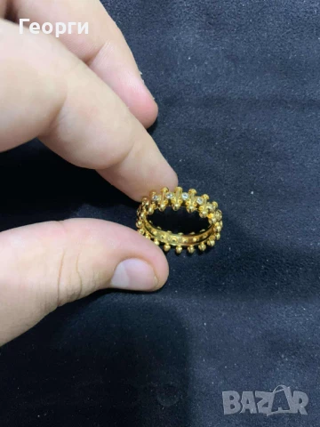 Cartier пръстен с мойсанити , снимка 2 - Пръстени - 51398496