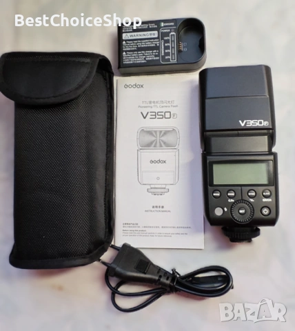 Светкавица Godox - V350F, снимка 8 - Светкавици, студийно осветление - 53656393