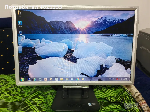 монитор Acer 22", снимка 1 - Монитори - 48005780