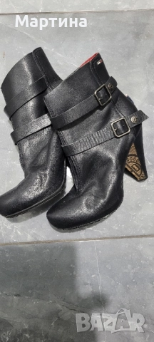 Дамски боти Tommy Hilfiger естествена кожа 38 номер, снимка 3 - Дамски боти - 52514526