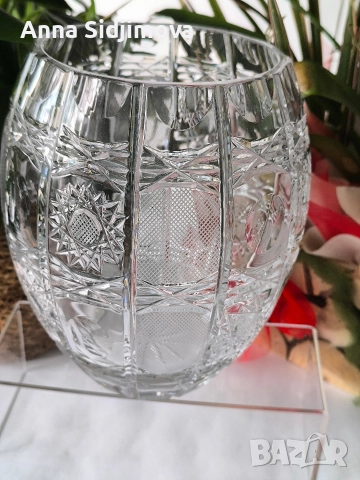 Сливенски кристал ваза