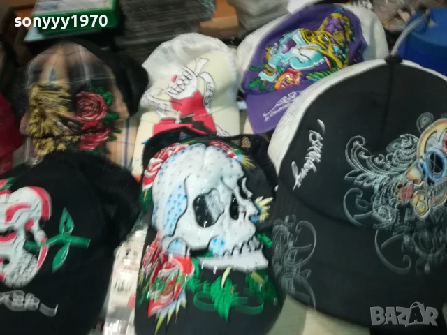 ED HARDY 45ЛВ ЗА 1БР-МАРКОВИ ШАПКИ 1608251619, снимка 4 - Шапки - 51385484