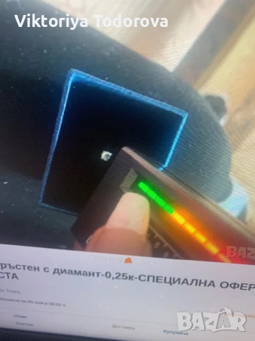 Нов златен пръстен с диамант-0,25к-ТОП ОФЕРТА, снимка 2 - Пръстени - 51137182