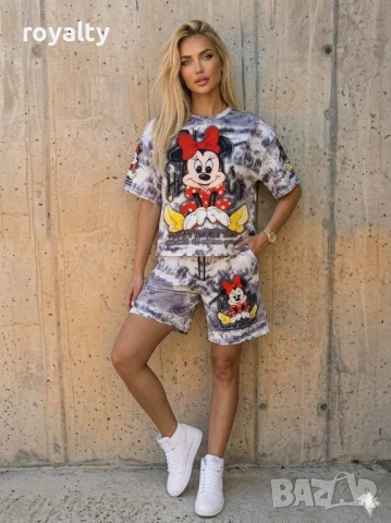 Minnie Mouse Дамски Летен Екип Мини Маус Различни Анимационни Герои , снимка 4 - Спортни екипи - 54266237