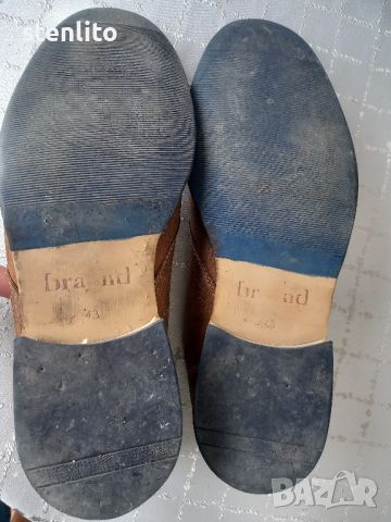 Мъжки обувки BRAEND естествена кожа № 43, снимка 7 - Ежедневни обувки - 45490946