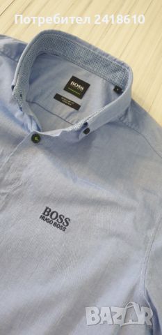 Hugo Boss Regular Fit Stretch Cotton  Mens Size S НОВО! ОРИГИНАЛНА Мъжка Риза!, снимка 4 - Ризи - 46102740