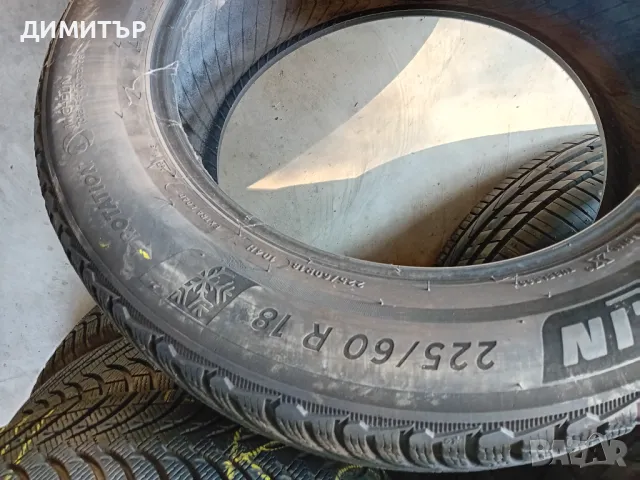 4бр.зимни гуми Michelin 225 60 18 dot 5118 цената е за брой!, снимка 8 - Гуми и джанти - 47181356