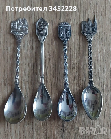 лъжички за колекционери 4 броя 