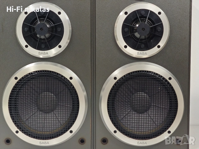 ретро Hi-Fi стерео тонколони SABA acoustic monitor 80, снимка 4 - Тонколони - 53916465