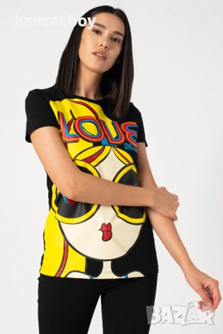 Love Moschino - страхотна дамска тениска КАТО НОВА Л