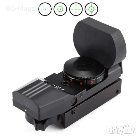 Тактически бързомерец мерник прицел с 4 фигури бързомер за въздушна пушка пистолет лов еърсофт, снимка 10 - Оборудване и аксесоари за оръжия - 51051662