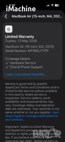 MacBook Air 15" M4 Chip 10-CPU, 10-GPU, 16GB RAM, 256SSD В ГАРАНЦИЯ, снимка 8 - Лаптопи за работа - 53973806