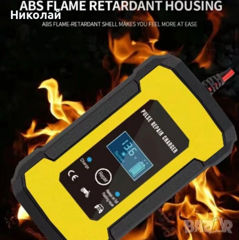 Зарядно за акумулатор с функция за десулфатиране, снимка 4 - Аксесоари и консумативи - 53256559