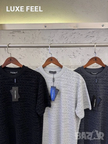 Dolce Gabanna 🔹Мъжка Черна Тениска , снимка 2 - Тениски - 53699382