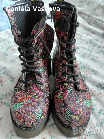 Цветни боти р-р39, снимка 3 - Дамски боти - 54278353