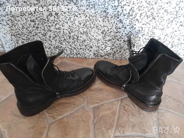 Градски черни воени ботуши "YORK", снимка 5 - Мъжки ботуши - 52172915