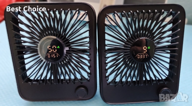 Акумулаторен преносим вентилатор - USB настолен вентилатор, снимка 7 - Вентилатори - 52906096