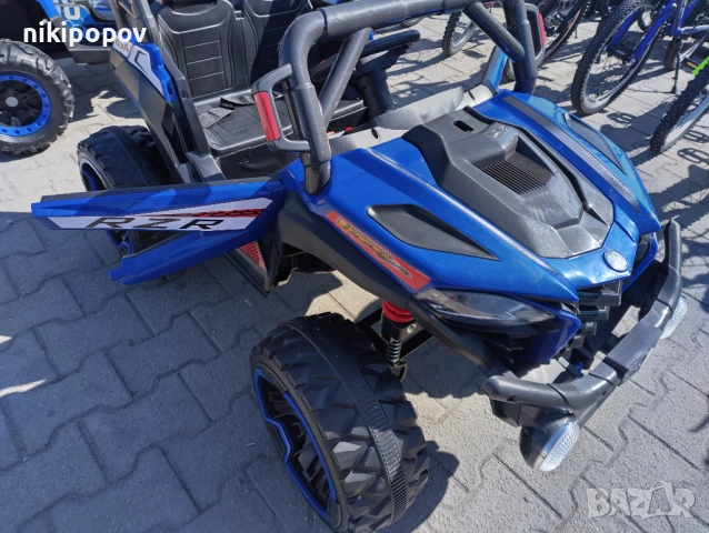 SAFARI двуместен акумулаторен джип JAKARTA 4x4 син, снимка 2 - Детски велосипеди, триколки и коли - 53569401