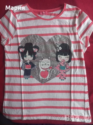 Тениски блузки нови Zara girls LСW от 152 до 164, снимка 8 - Тениски - 37758767