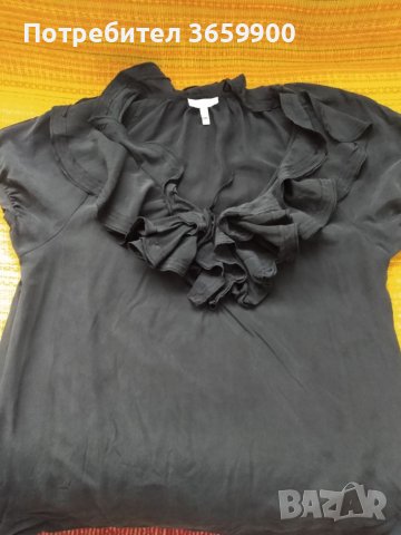Елегантна дамска риза,100% коприна,L размер, снимка 7 - Ризи - 46321930
