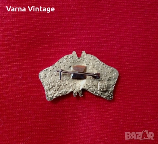 Рядка значка "Русия-САЩ общност" 1996 г. алум. , снимка 2 - Колекции - 53211072