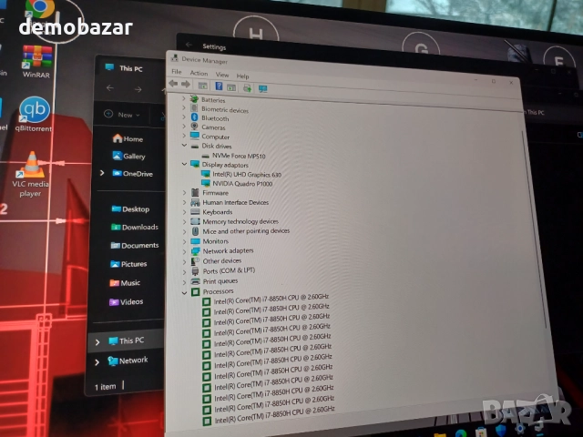 Dell Precision 5530 4K TouchScreen IGZO IPS/Core i7-8850H/Quadro P1000/16GB DDR4/500GB SSD, снимка 7 - Лаптопи за работа - 52898451