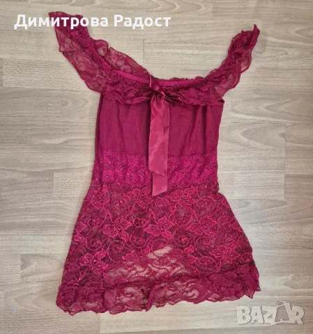 Дамска дантелена нощница! Състояние ново! 