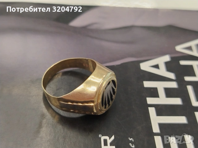 Златен Пръстен 3,38, снимка 4 - Пръстени - 53970340