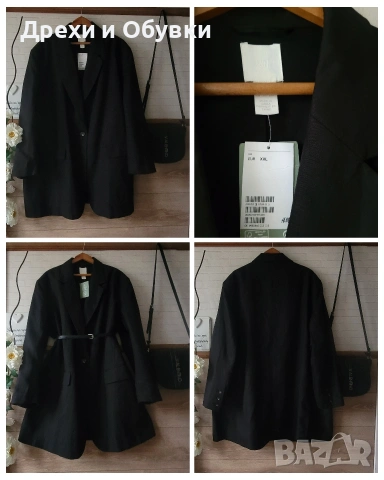 Черен нов блейзър H&M 