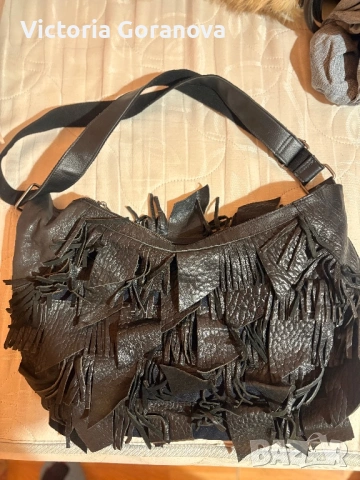 Чанта естествена кожа