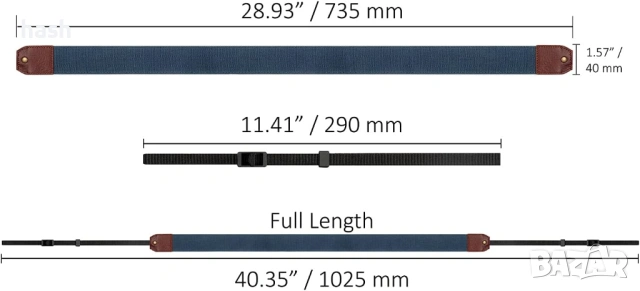MegaGear MG1995 Регулируема презрамка за рамо или врMegaGear MG1995 Регулируема презрамка за рамо ил, снимка 4 - Чанти, стативи, аксесоари - 54007896