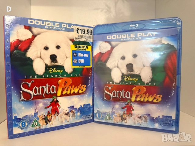 The Search for Santa Paws (Disney) Blu Ray + DVD, снимка 2 - Blu-Ray филми - 53640564