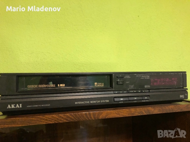 Видео рекордер AKAI VS-23 EDI vhs, снимка 8 - Плейъри, домашно кино, прожектори - 52289636