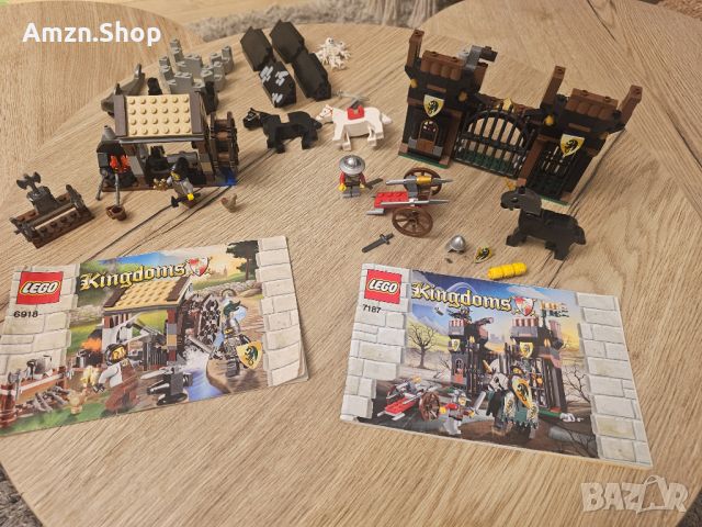 Lego kingdoms 6918 ( има липси ) + други Lego Castle части и коне , снимка 2 - Конструктори - 46636375