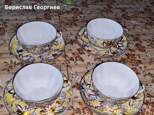 Руски порцеланови чаши ЛФЗ, снимка 4 - Чаши - 46240090