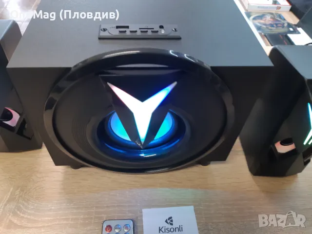 Kisonli тонколони с буфер / bluetooth /3,5мм жак / SD card / флашка, снимка 3 - Bluetooth тонколони - 49127683