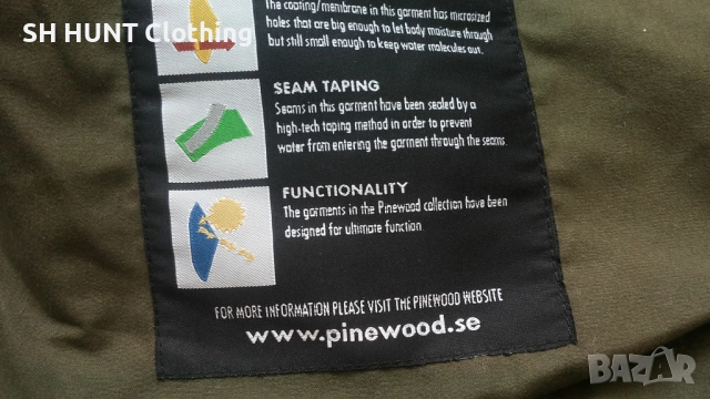PINEWOOD WATERPROOF BREATHABLE Jacket размер XL за лов яке водонепромокаемо - 1702, снимка 18 - Екипировка - 52851895