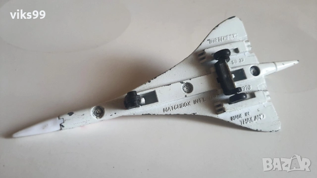 MATCHBOX 1978 SB 23 Concorde British Airways, снимка 9 - Колекции - 53721619