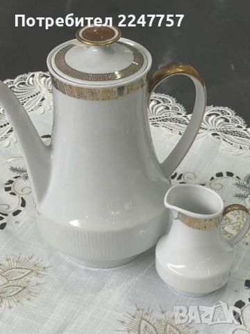 Чайник с латиера порцелан , снимка 2 - Сервизи - 45102442