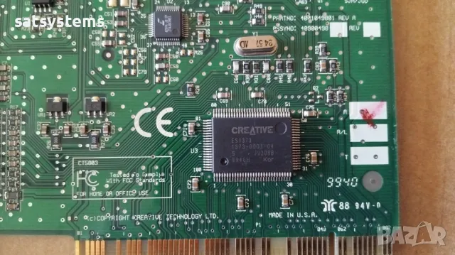 Звукова карта Звукова карта Creative Labs Sound Blaster Audio PCI 64 CT5803 PCI  , снимка 8 - Други - 34251662
