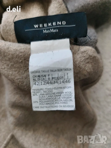 Max Mara Original Size L-XL 100%.Вълна, снимка 9 - Палта, манта - 53743341