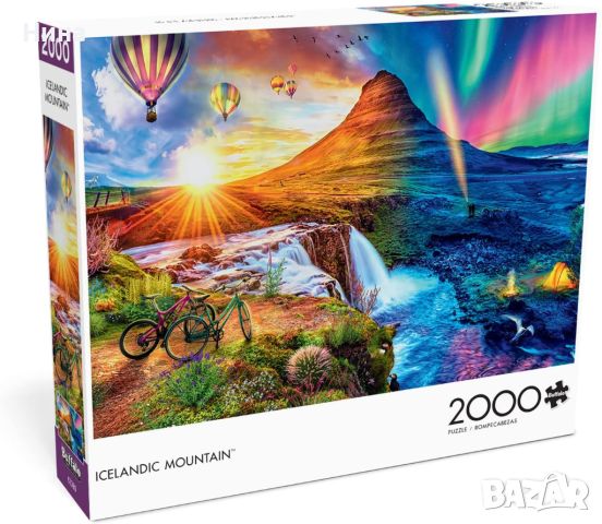 Buffalo icelandic Mountain, 2000 части, снимка 1 - Игри и пъзели - 46409009