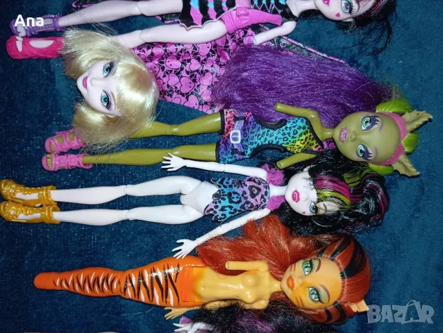 monster high doll  lot лот от 5 кукли монстър хай с дрехи и обувки, снимка 6 - Кукли - 49485117