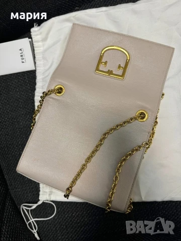 Чанта Furla естествена кожа, снимка 9 - Чанти - 51109879