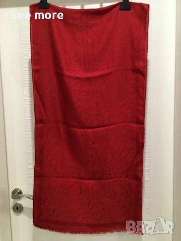 FURLA дамски шал в червено, снимка 5 - Шалове - 53374859