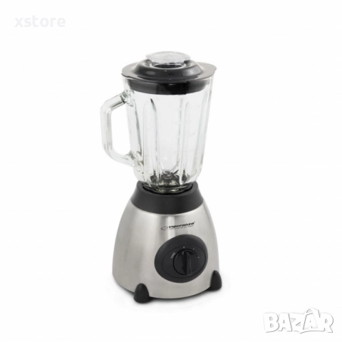 Блендер Esperanza, 500W, 1.5л., Стъклена кана, Инокс черен, снимка 2 - Блендери - 52595725