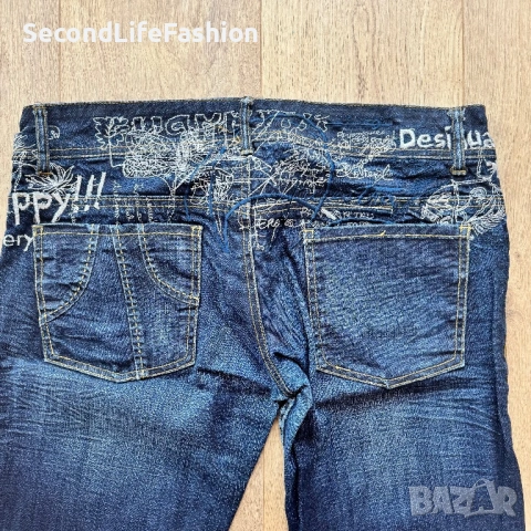 Desigual дамски сини дънки размер 42 , снимка 11 - Дънки - 53867994